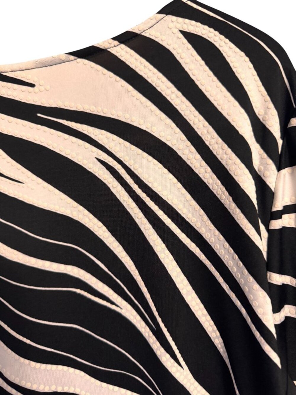 Ruby Rd Woman Top Zebra Print Tunic Style 2X 95% Polyester Stretch Design - Picture 12 of 14